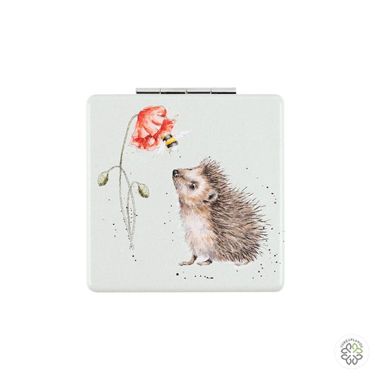 Wrendale Hedgehog Mirror - Busy as a Bee - Threaplands [optimised-1040-watermarked]