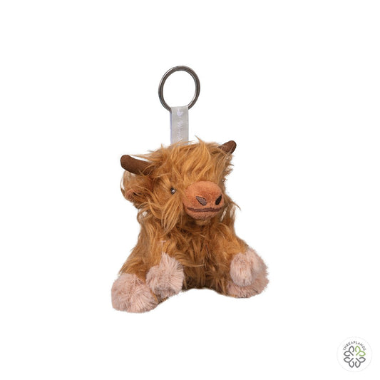 Wrendale Highland Cow Plush Keyring - Threaplands [optimised-1040-watermarked]