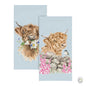 Wrendale Highland Cow Pocket Tissues - Daisy Coo - Threaplands [optimised-1040-watermarked]