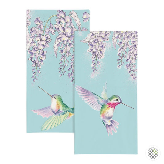 Wrendale Hummingbird Pocket Tissues - Wisteria Wishes - Threaplands [optimised-1040-watermarked]