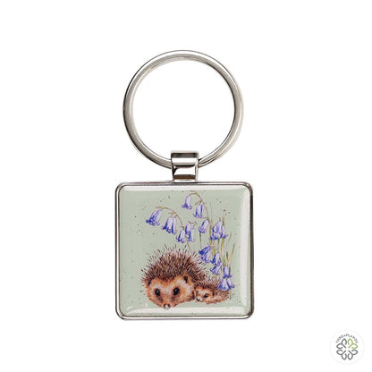 Wrendale Keyring - Hedgehog - Threaplands [optimised-1040-watermarked]