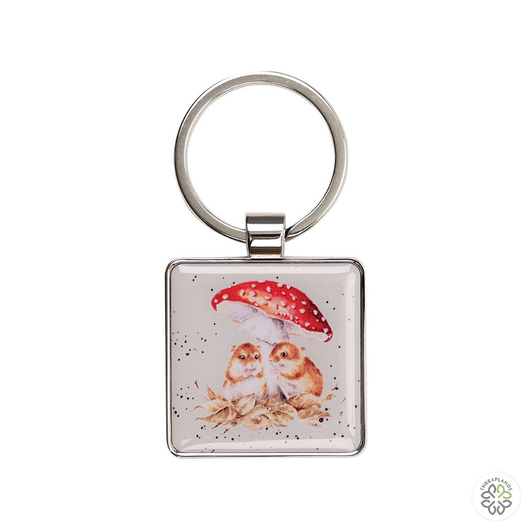 Wrendale Keyring - Mice & Toadstool [optimised-1040-watermarked]
