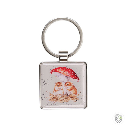 Wrendale Keyring - Mice & Toadstool [optimised-1040-watermarked]