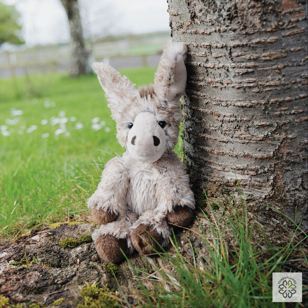 Wrendale Large Donkey Plush - Threaplands [optimised-1040-watermarked]