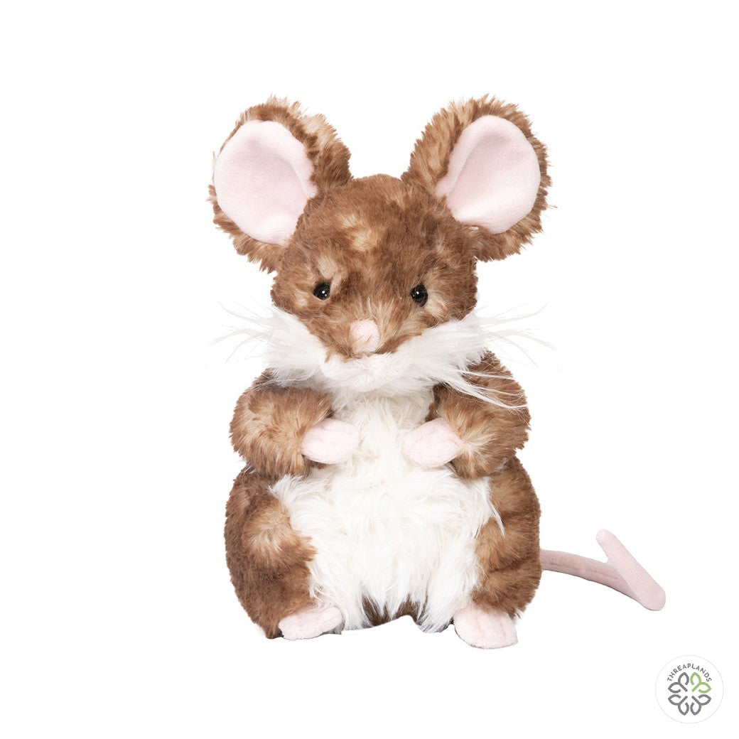 Wrendale Medium Mouse Plush- Oliver - Threaplands [optimised-1040-watermarked]