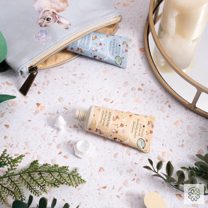 Wrendale Mini Hand Cream gift Pouch - Meadow (Blue) - Threaplands [optimised-1040-watermarked]