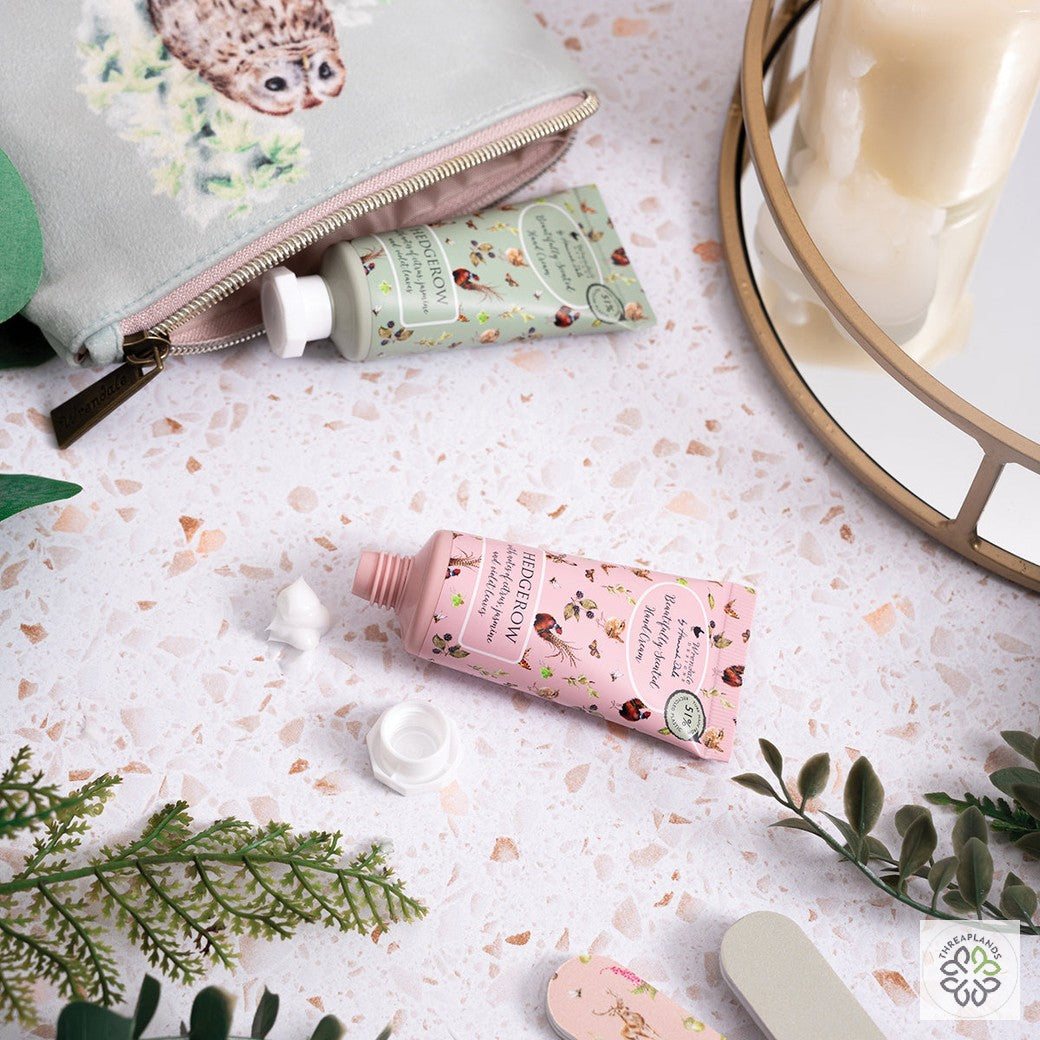 Wrendale Mini Hand Cream Gift Pouch - Woodland (Green) - Threaplands [optimised-1040-watermarked]