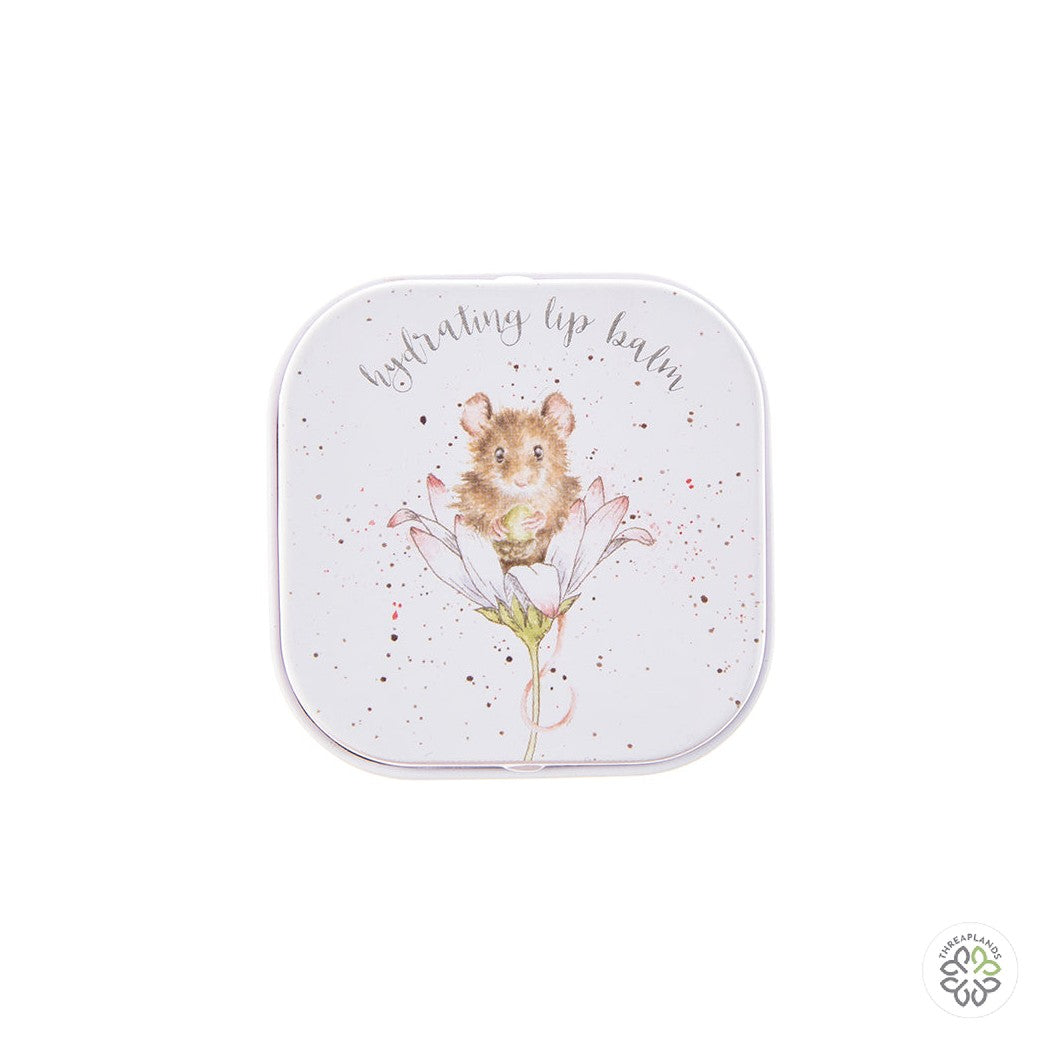 Wrendale Mouse Lip Balm - Oops A Daisy - Threaplands [optimised-1040-watermarked]