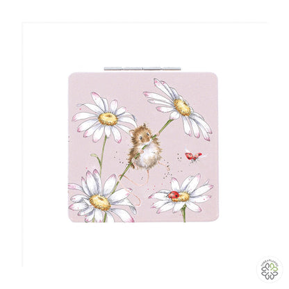 Wrendale Mouse Mirror - Oops A Daisy - Threaplands [optimised-1040-watermarked]