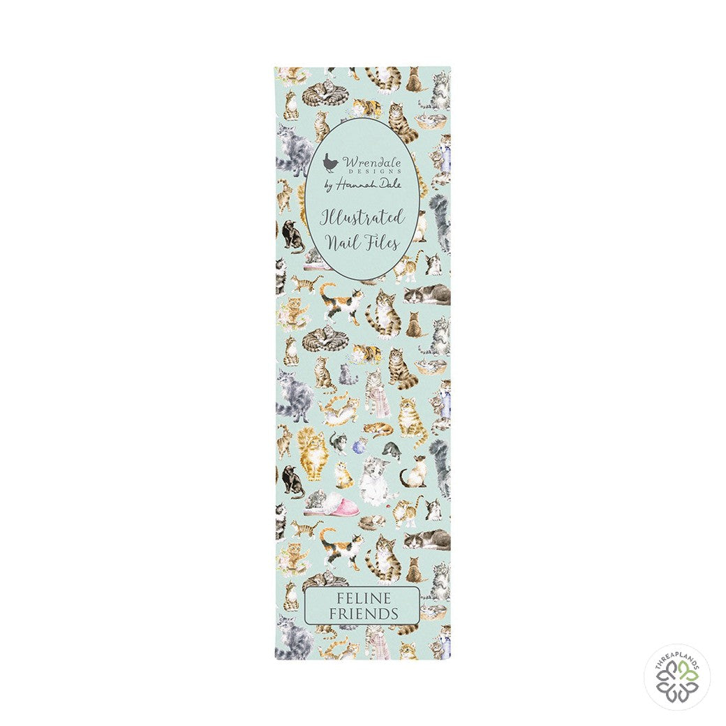 Wrendale Nail File Set - Feline Friends - Threaplands [optimised-1040-watermarked]