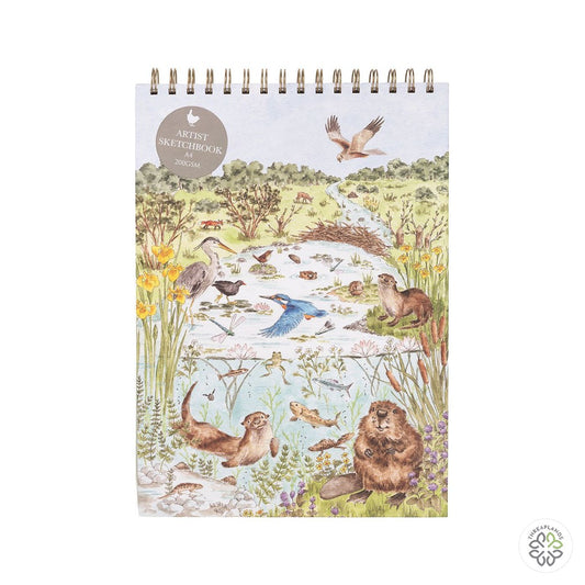 Wrendale Nature Sketchbook Riverbank [optimised-1040-watermarked]