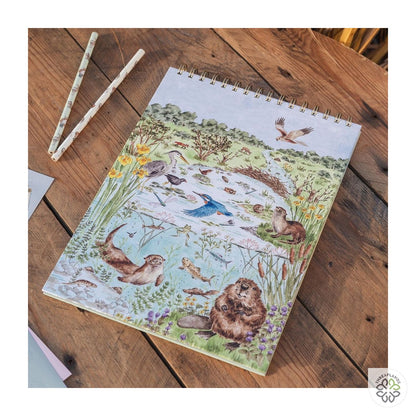 Wrendale Nature Sketchbook Riverbank [optimised-1040-watermarked]