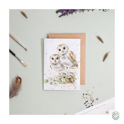 Wrendale Owl Seed Card - Hooting For You [optimised-1040-watermarked]