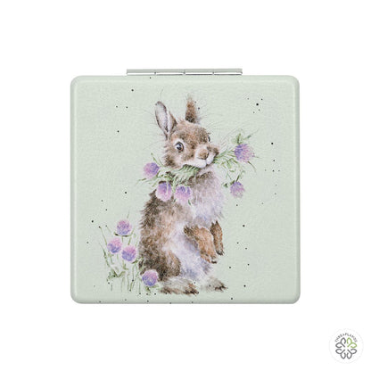 Wrendale Rabbit Mirror - Clover Bunny - Threaplands [optimised-1040-watermarked]