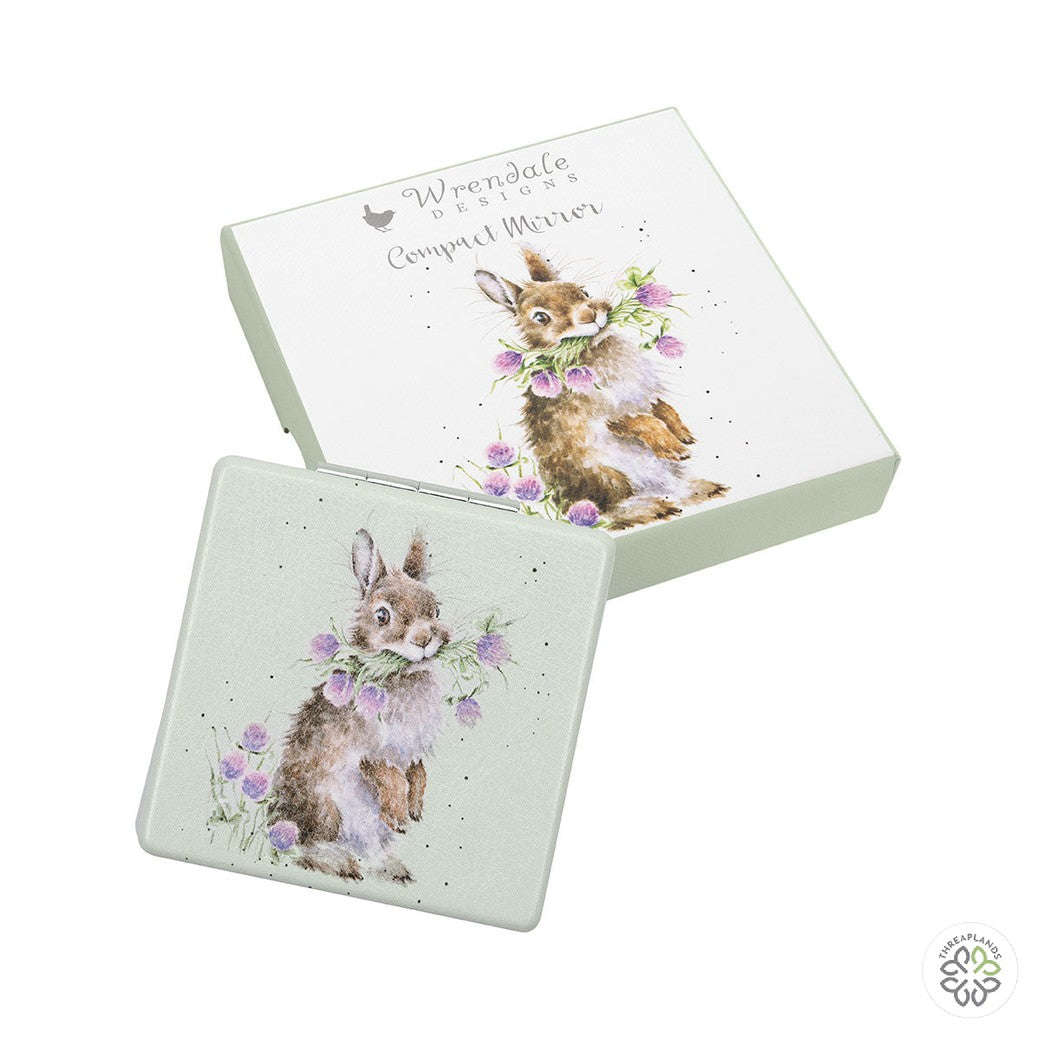 Wrendale Rabbit Mirror - Clover Bunny - Threaplands [optimised-1040-watermarked]