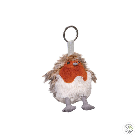 Wrendale Robin Plush Keyring - Threaplands [optimised-1040-watermarked]