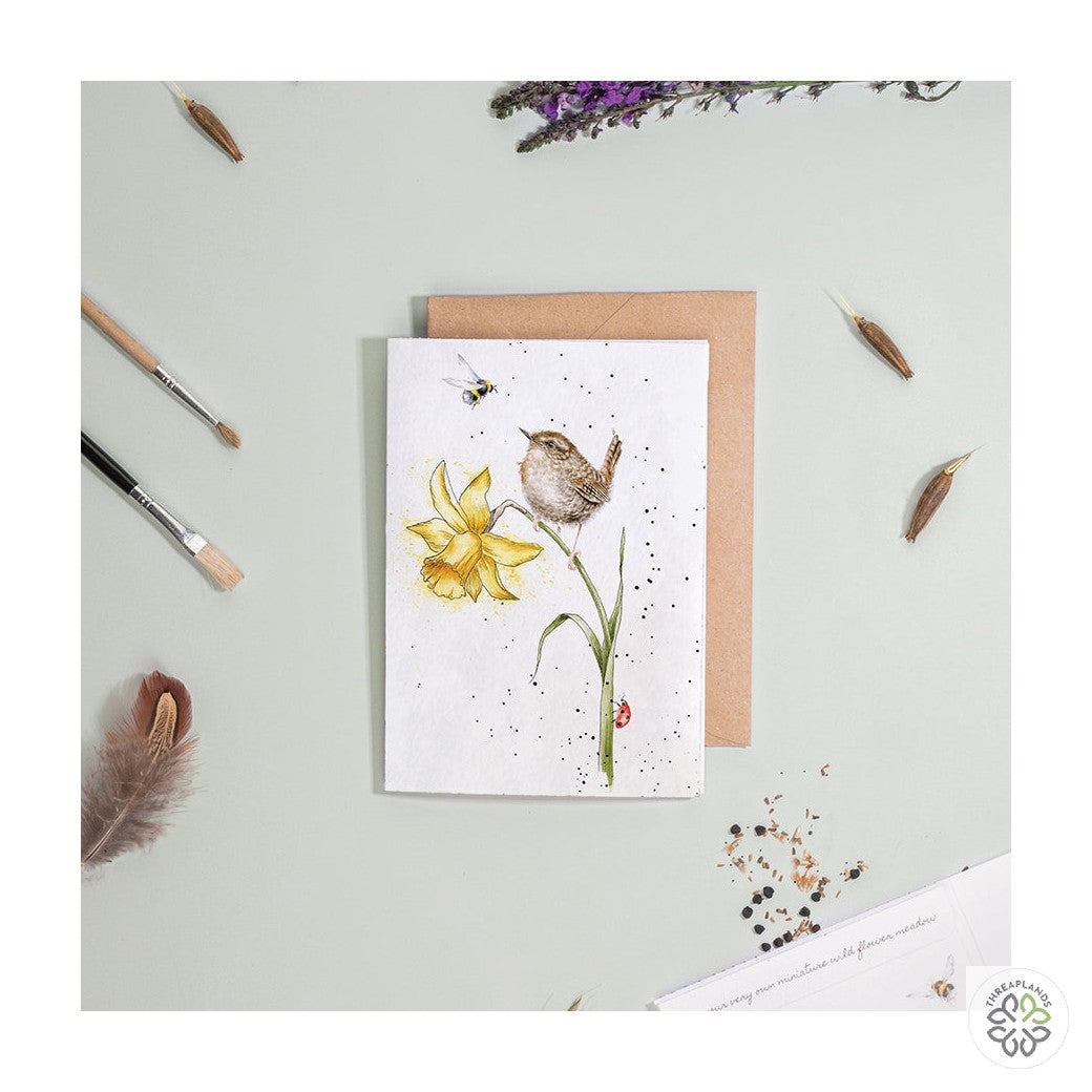 Wrendale Wren Seed Card - The Birds & The Bees [optimised-1040-watermarked]