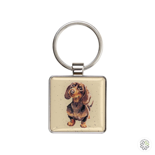 Wrendlae Dog Keyring - Dachshund - Threaplands [optimised-1040-watermarked]